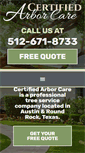 Mobile Screenshot of certifiedarborcare.net